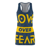Women's Cut & Sew HIP HOP ART Racerback Dress (AOP)